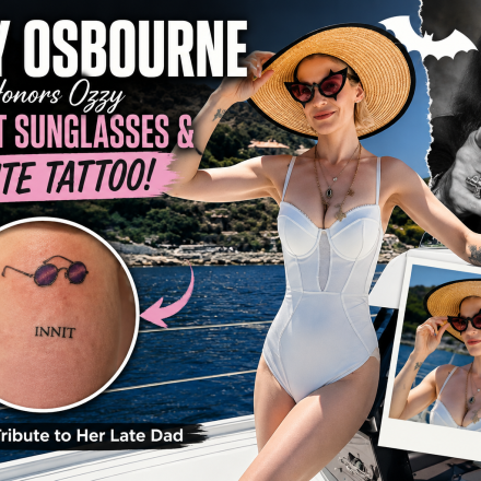 Kelly Osbourne Honors Ozzy With Bat Sunglasses & Tribute Tattoo