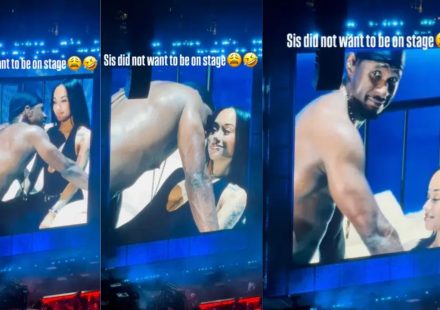 Usher awkward fan interaction during Nashville concert