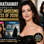 Anne Hathaway highest grossing actress 2026 box office success