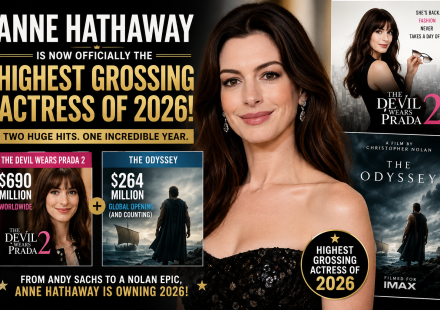 Anne Hathaway highest grossing actress 2026 box office success