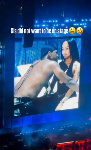 Usher's Saturday concert in Nashville took an unexpected turn after he invited a fan onstage for a serenade that didn't go as planned.