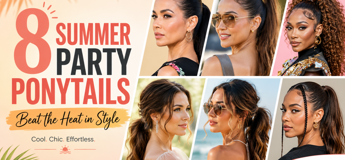 Summer Party Ponytails