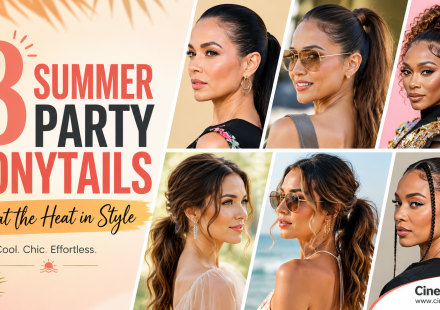 Summer Party Ponytails
