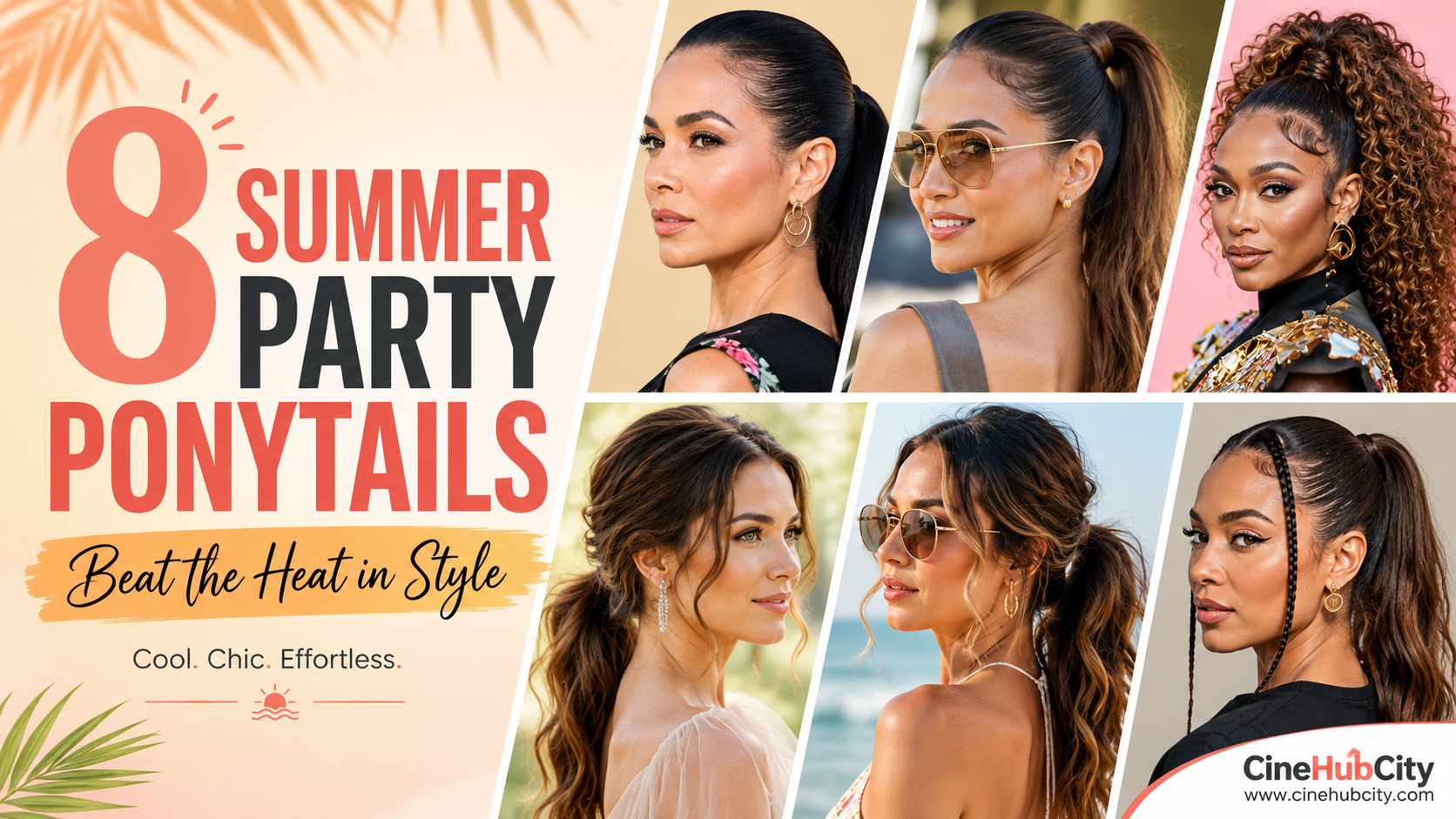 Summer Party Ponytails