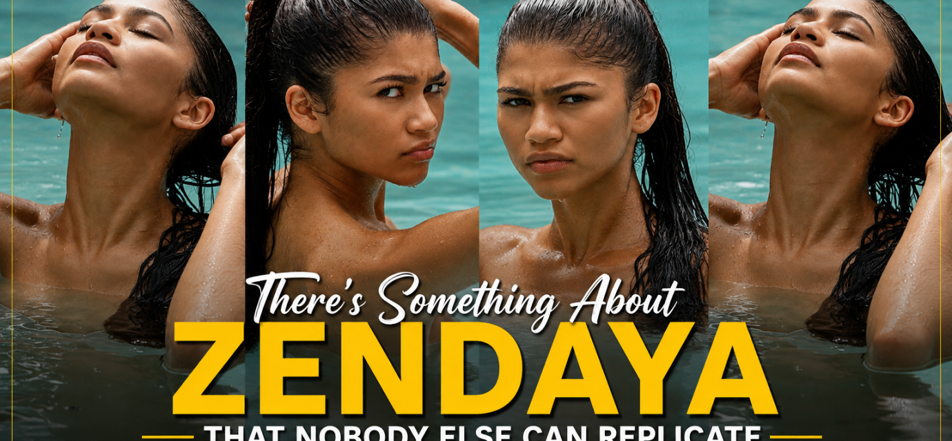 Zendaya poolside photos showcasing effortless beauty
