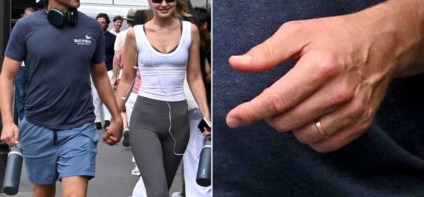 Gigi Hadid and Bradley Cooper spark marriage rumors after wearing matching rings during a Paris outing