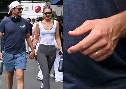 Gigi Hadid and Bradley Cooper spark marriage rumors after wearing matching rings during a Paris outing