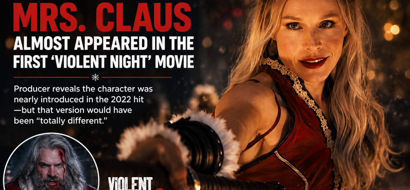 Kristen Bell as Mrs. Claus in Violent Night 2, revealing the character was almost introduced in the first Violent Night movie.