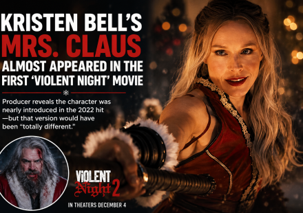 Kristen Bell as Mrs. Claus in Violent Night 2, revealing the character was almost introduced in the first Violent Night movie.