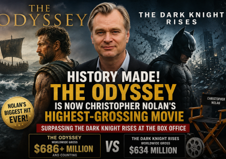 The Odyssey becomes Christopher Nolan’s highest-grossing movie