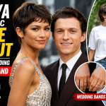 Zendaya debuts her new shixie haircut with Tom Holland