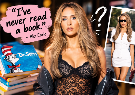 Alix Earle never read a book