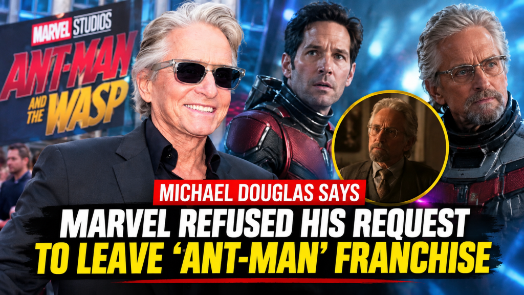 Michael Douglas discusses his request to leave the Ant-Man franchise and Marvel's decision.