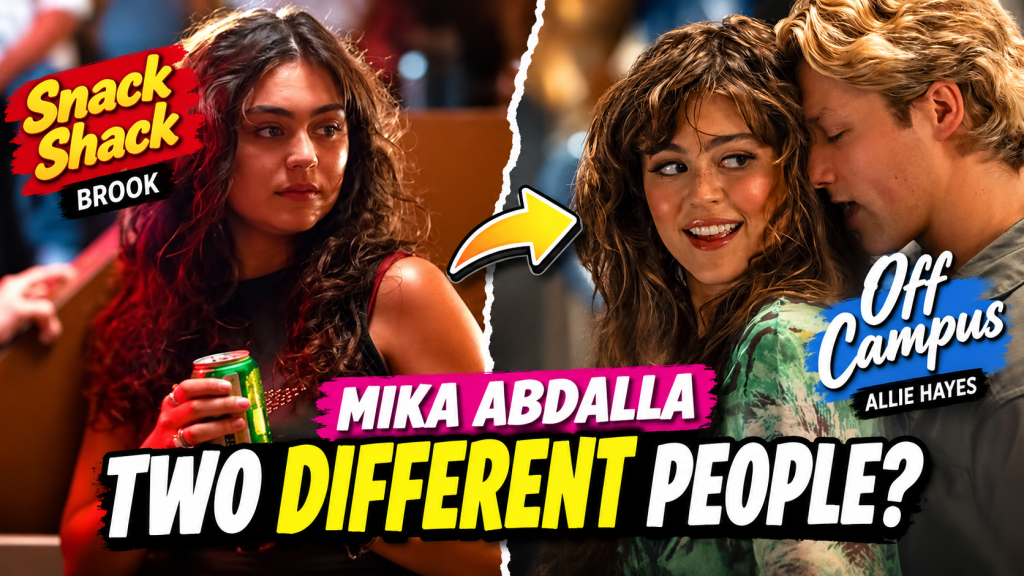 Mika Abdalla as Brook in Snack Shack and Allie Hayes in Off Campus