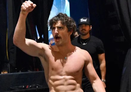Benson Boone fan backstage encounter at concert